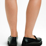 Schuh Lionel Loafers In Black Leather