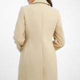 ASOS DESIGN Fitted Mid Length Formal Coat In Camel