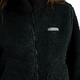 Columbia Lodge Baffled Sherpa Jacket In Black