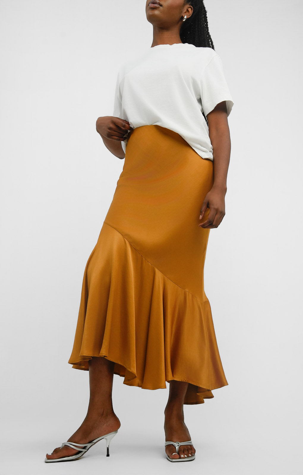 Tan skirt topshop sales