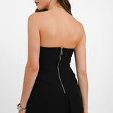 ASOS DESIGN Bandeau Tux Jumpsuit In Black