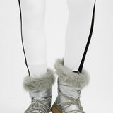 Steve Madden Ice-Storm Snow Boot With Embellished Lace In Silver