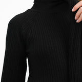 ASOS DESIGN Long Sleeve Maxi Dress With Scarf Neck Detail In Black