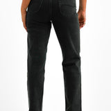 Lee Rider Classic Straight Fit Jean In Washed Black