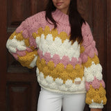 Kiwi & Co Honeybee Sweetheart Chunky Knit Jumper