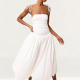 Amy Lynn Alexa White Puffball Dress