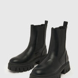 Schuh Amsterdam Chunky Chelsea Black Boots