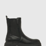 Schuh Amsterdam Chunky Chelsea Black Boots