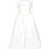 Amy Lynn Alexa White Puffball Dress