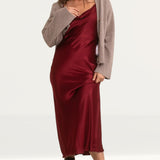 Nobody's Child Burgundy Trixie Midaxi Dress