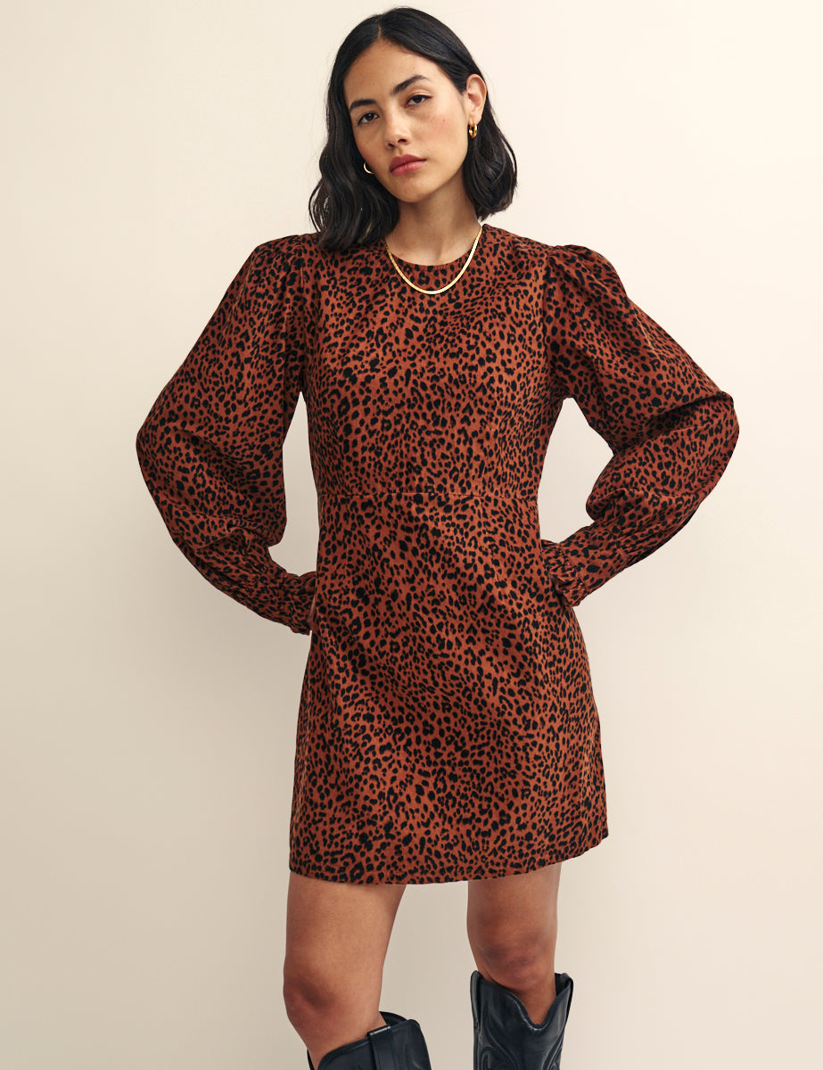 Rent Nobody s Child Fearne Cotton Cord Leopard Print Peggy Mini Dress Hirestreet