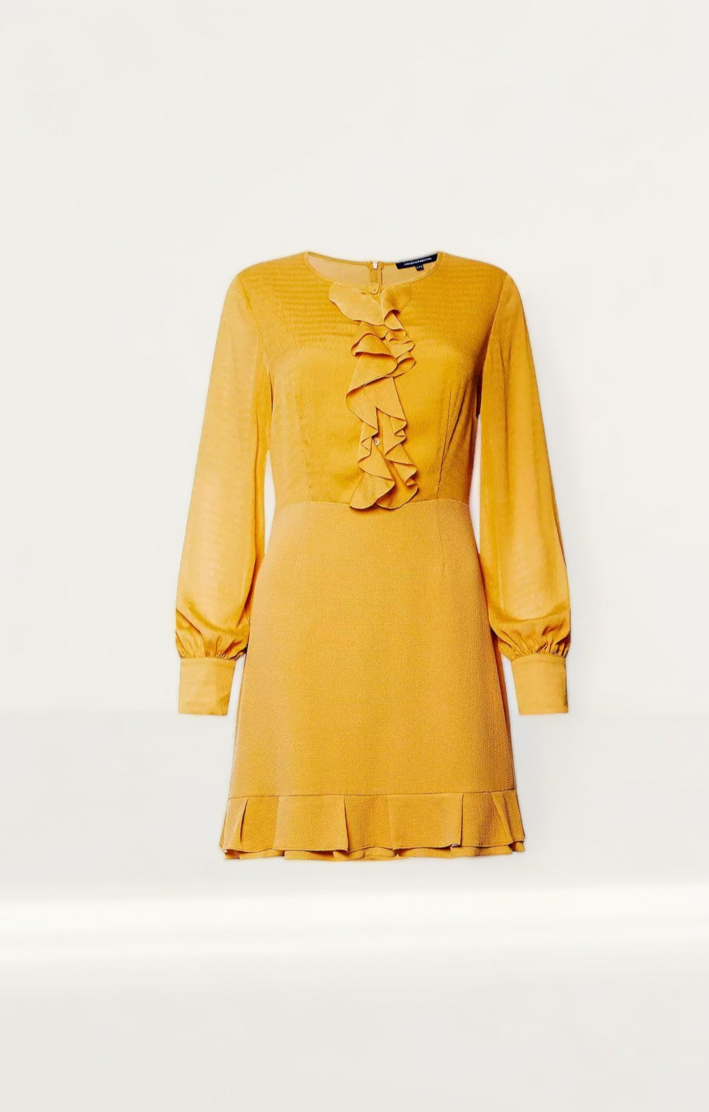 French connection mustard dress best sale