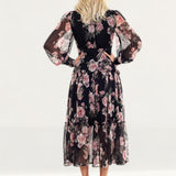 Bardot Navy Floral Dress