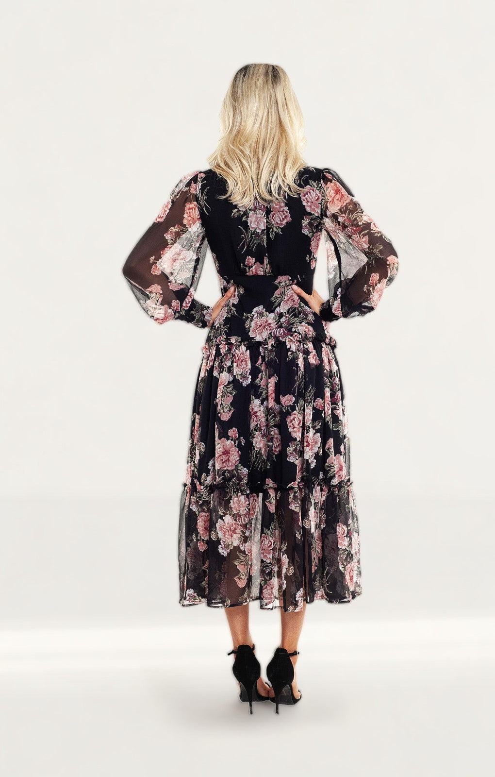 Bardot Navy Floral Dress