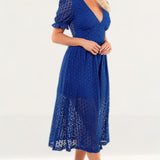 Bardot Petite Cobalt Jordan Lace Dress