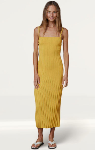 Bec and outlet bridge mustard dress