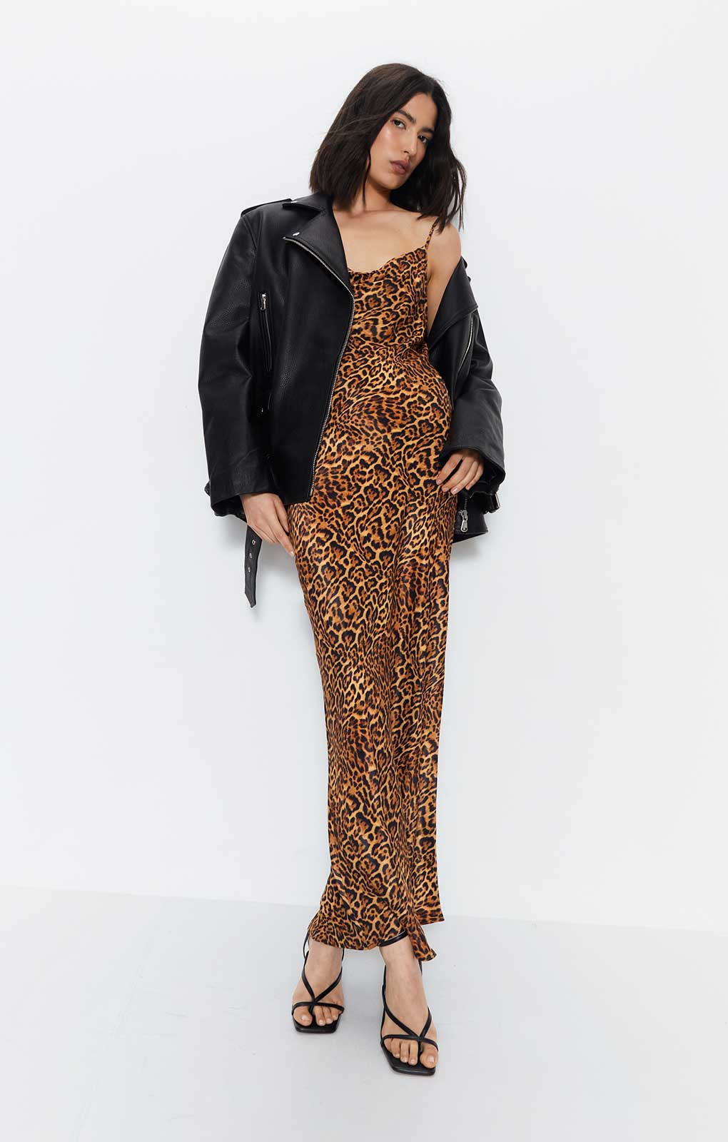 Warehouse leopard print store dress