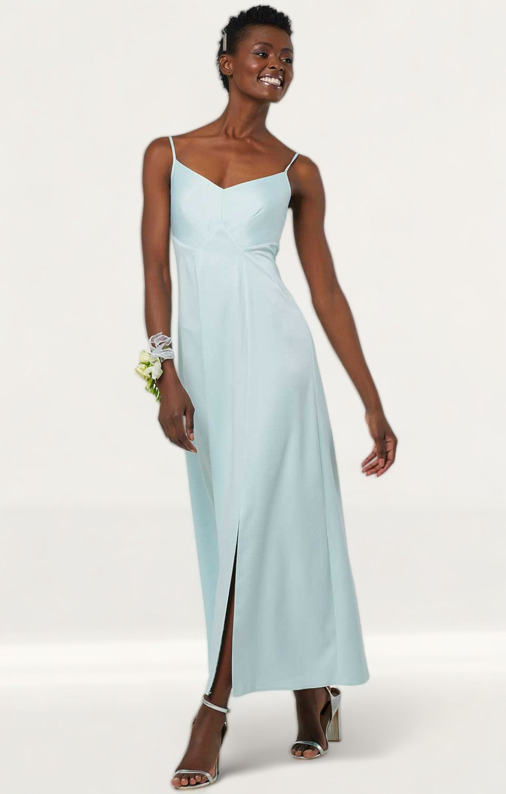 Closet London Pale Blue Cami Dress