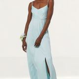 Closet London Pale Blue Cami Dress