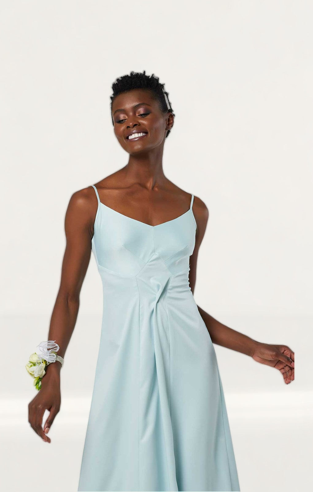 Closet London Pale Blue Cami Dress