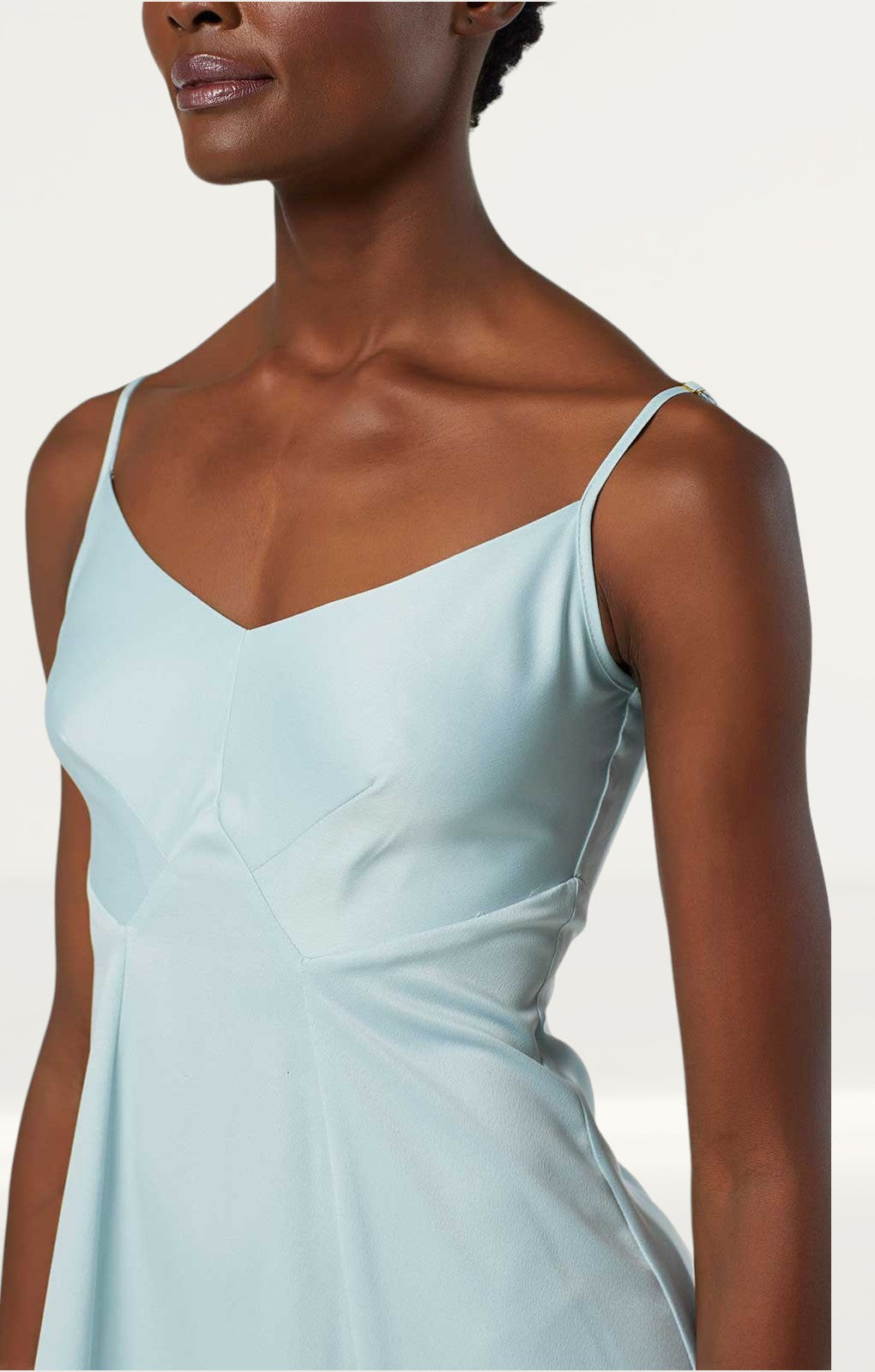 Closet London Pale Blue Cami Dress