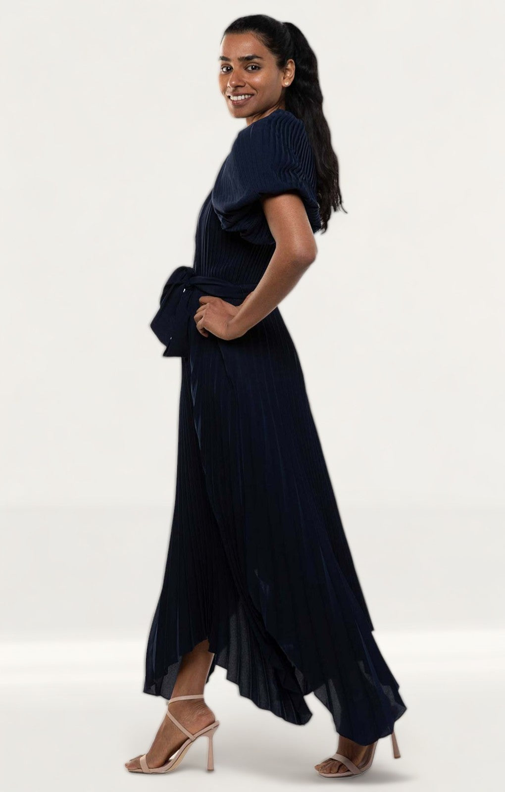 Rent C Meo Collective Navy Construct Midi Dress Hirestreet