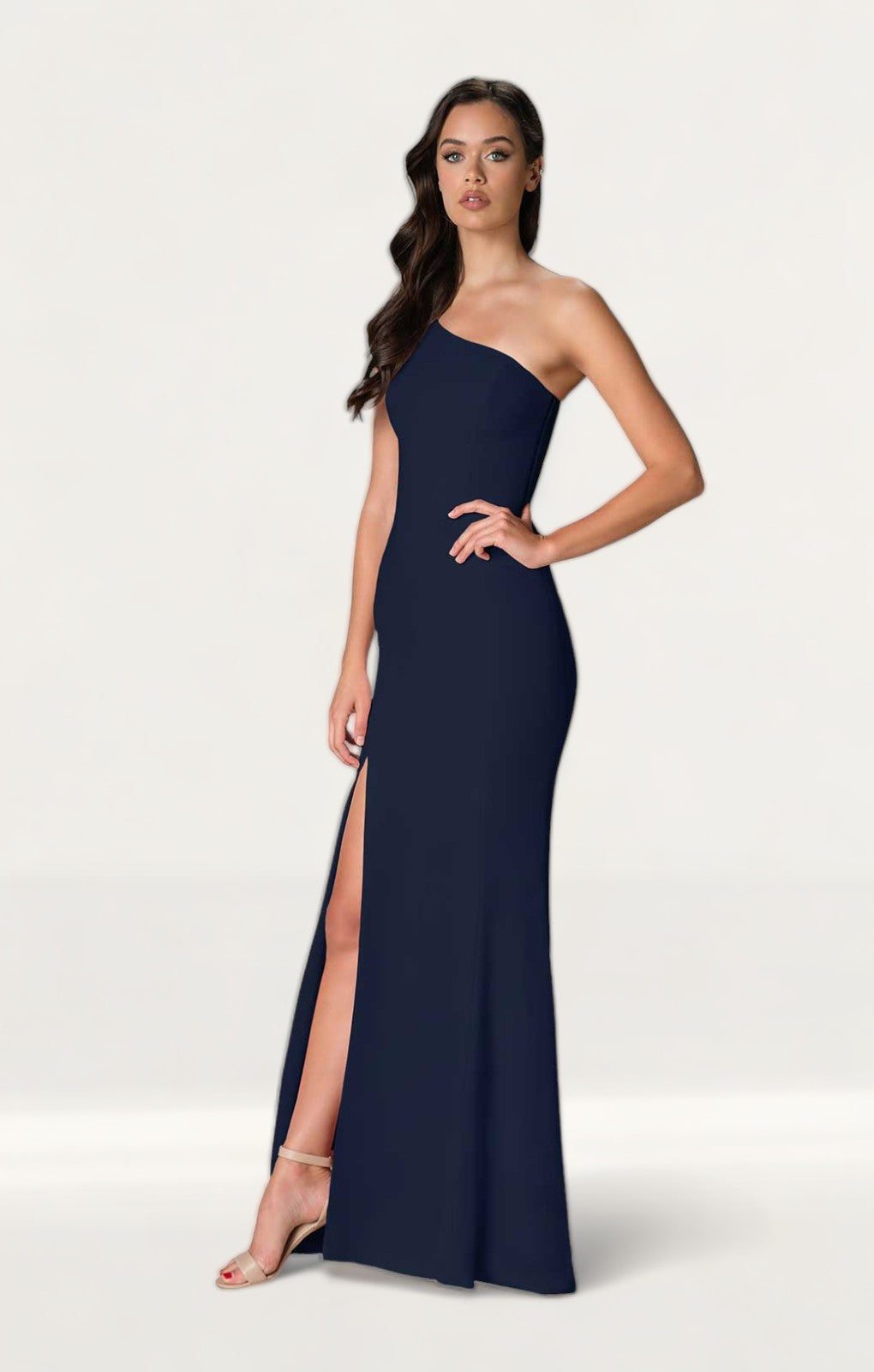 Rent Dress The Population Amy Navy Maxi Dress Hirestreet