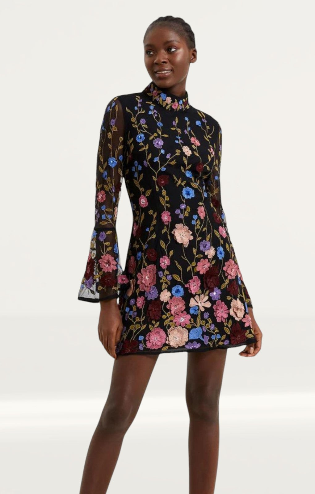 Rent French Connection Astrida Embellished Dress Hirestreet