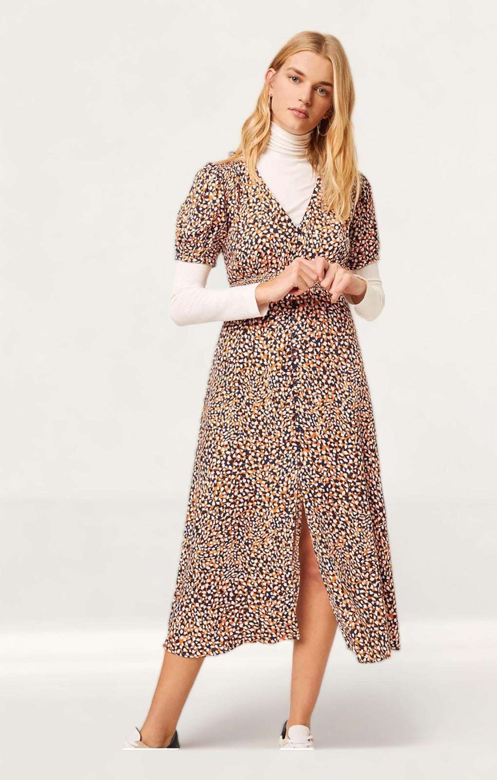 French Connection Cade Drape Dress