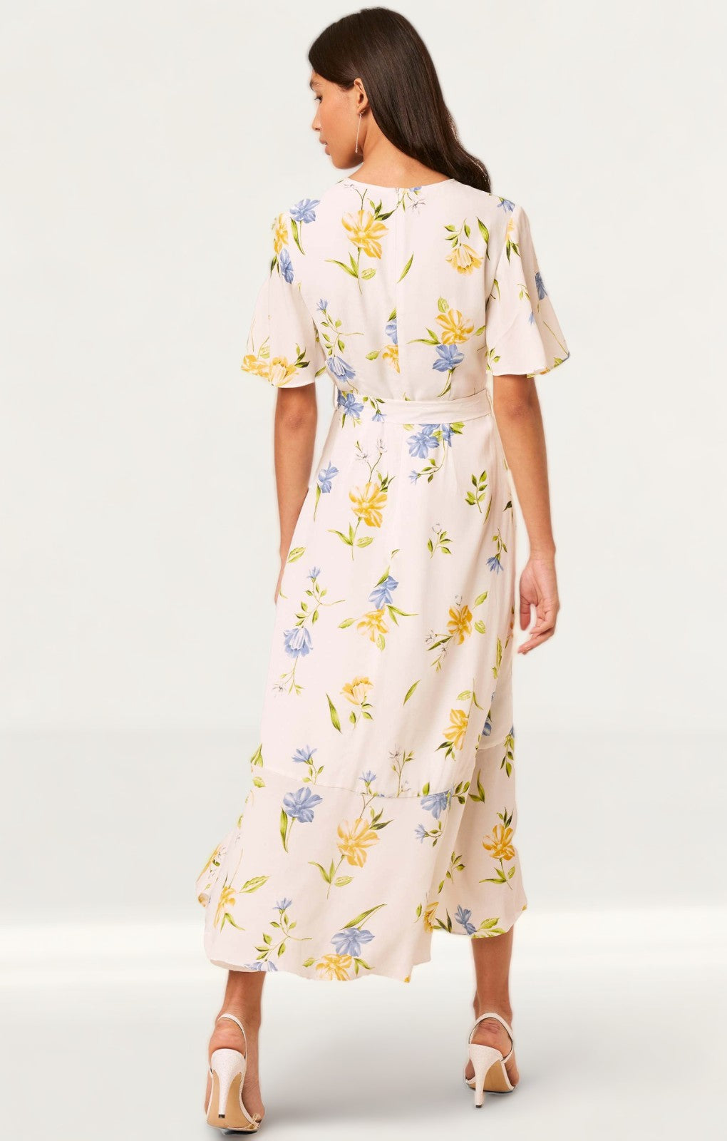 French Connection Summer White Emina Drape Dress