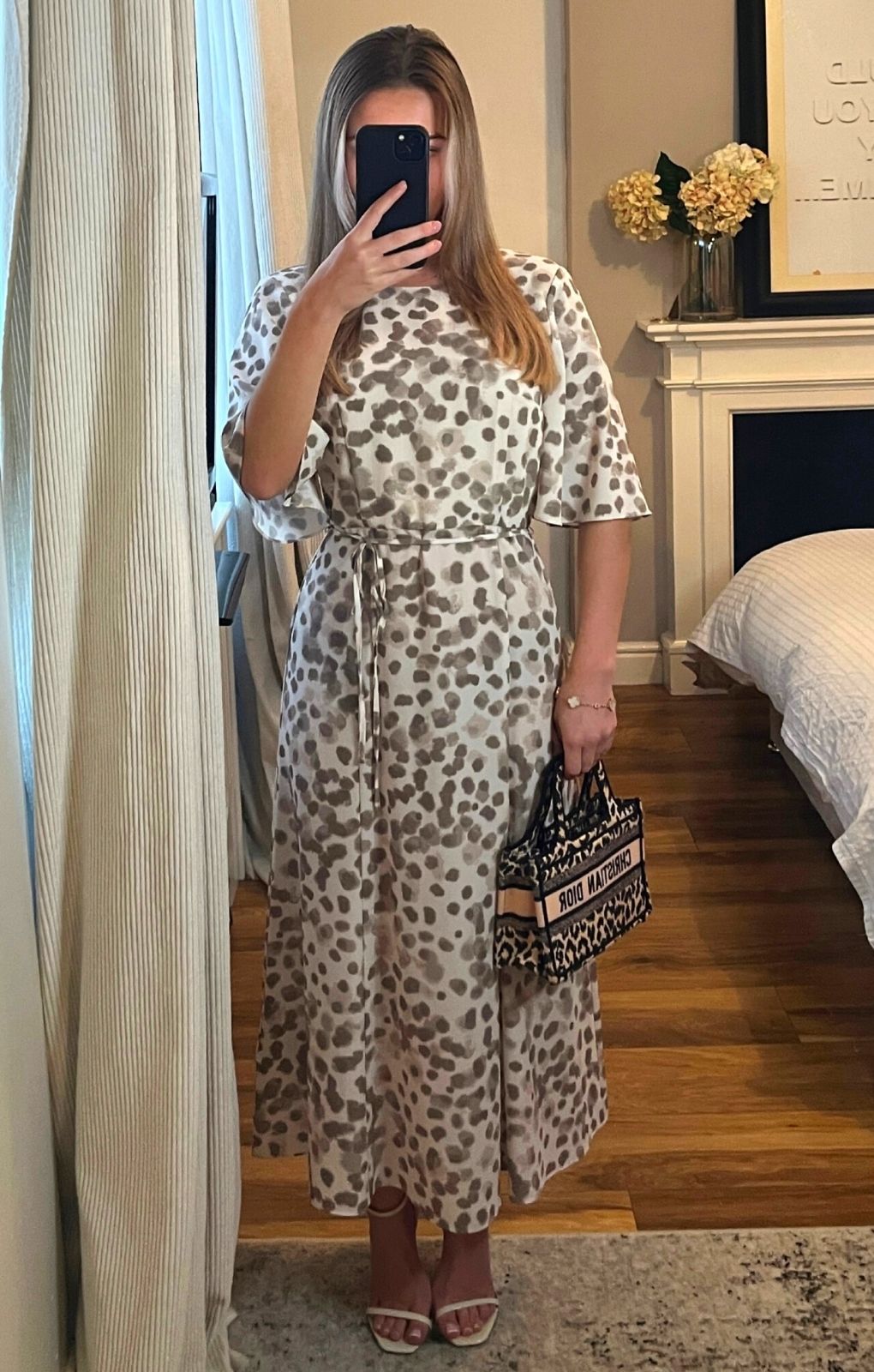 French connection leopard midi skirt hotsell