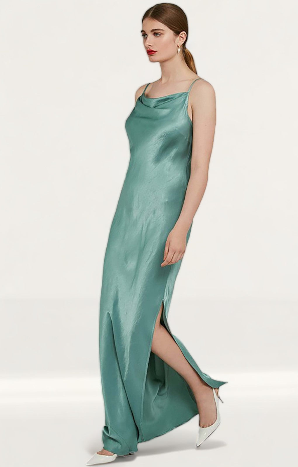 Rent Ghost Green Stella Maxi Slip Dress Hirestreet