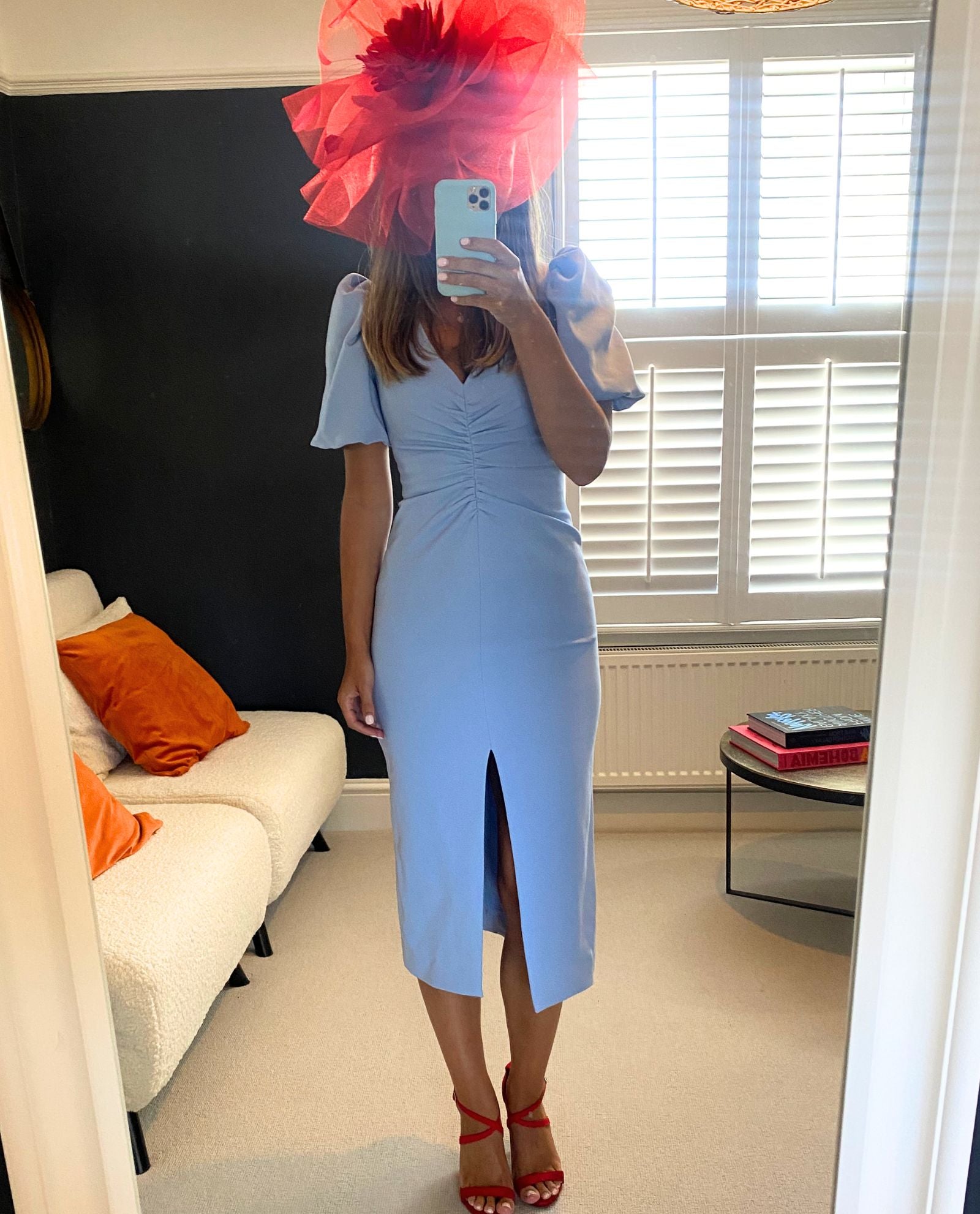 C/Meo Collective Blue Good Thing Midi Dress