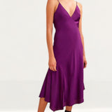 Keepsake The Label Purple Satin Midi