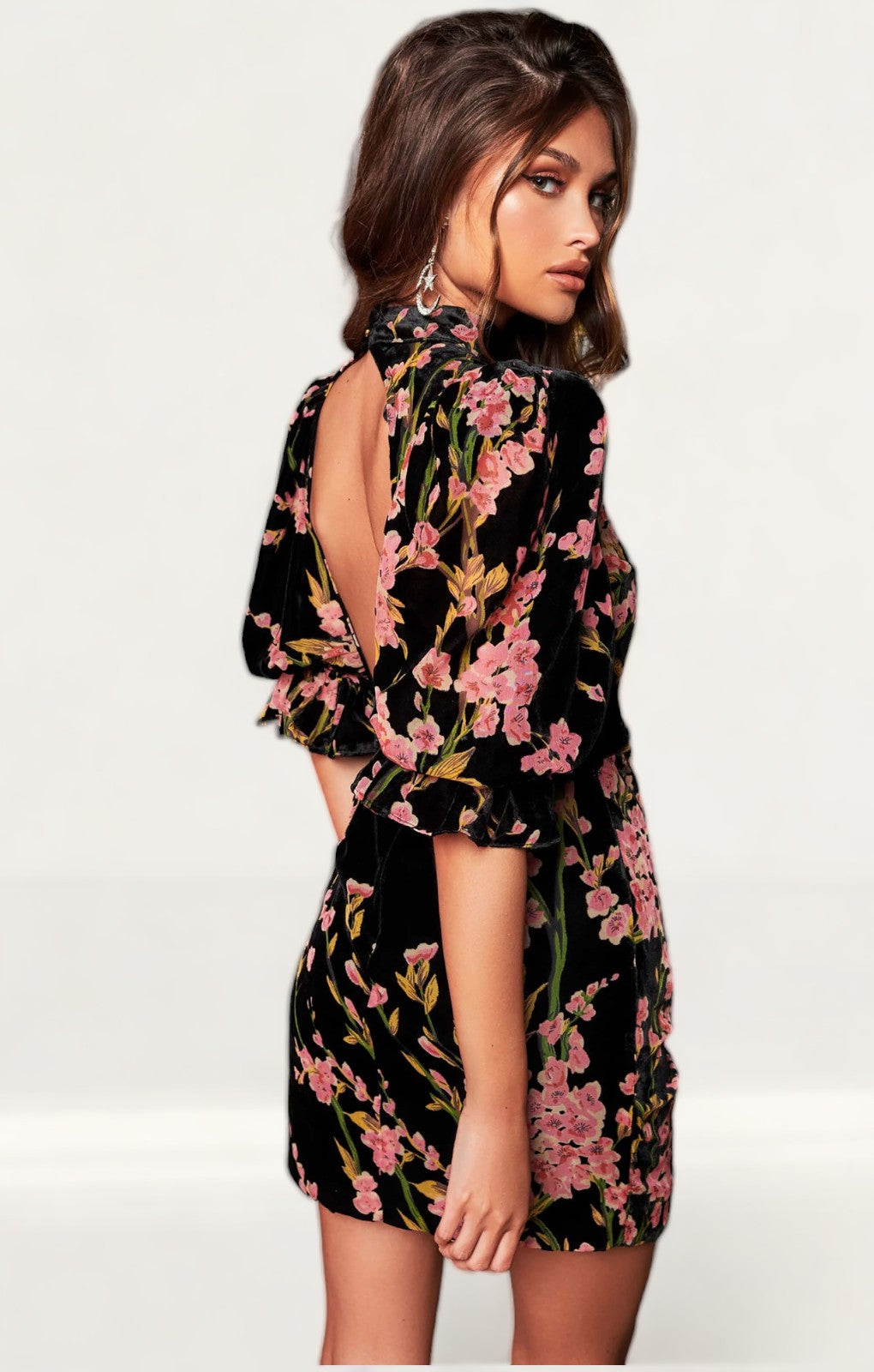 Lavish Alice Dress online black floral