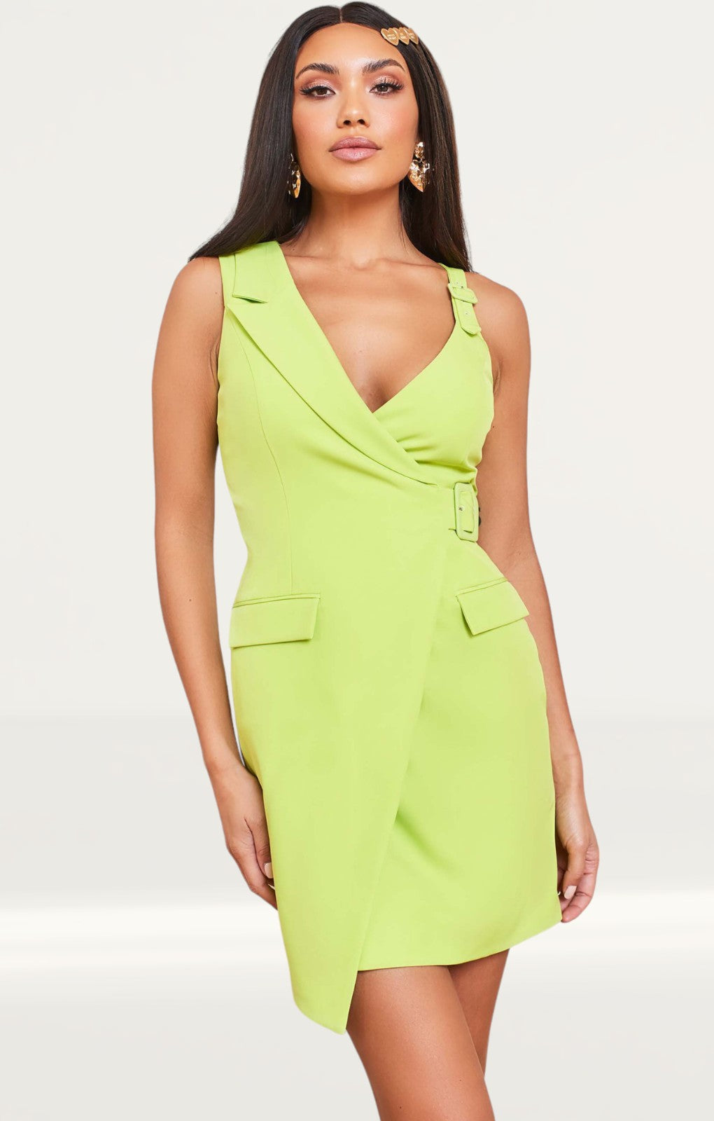 Lime blazer outlet dress