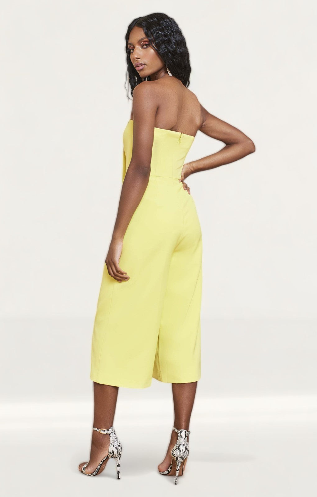 Lavish alice sale yellow jumpsuit