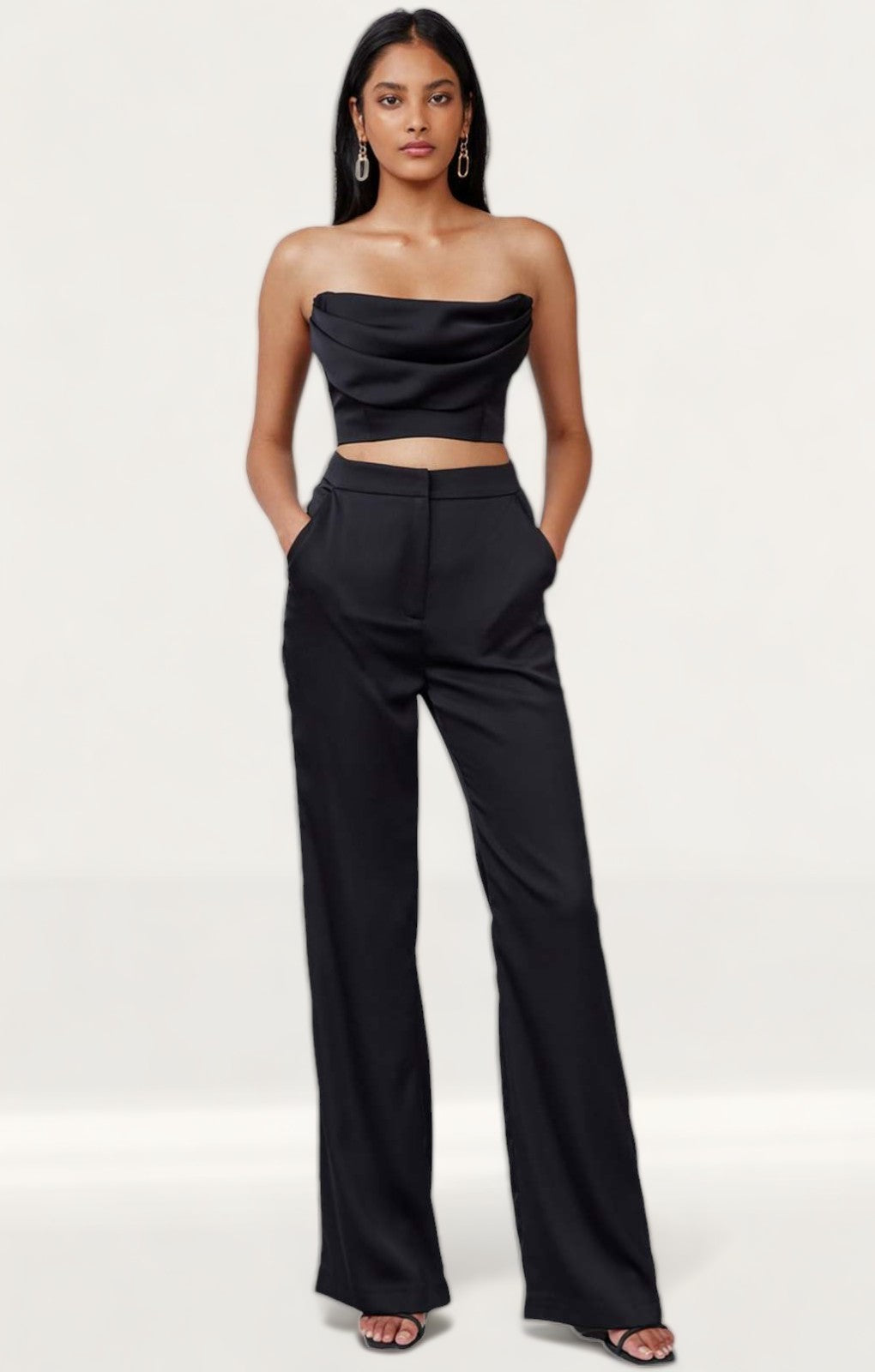 Lexi Black Jazmin Bodice + Black Kalina Pant Co-Ord