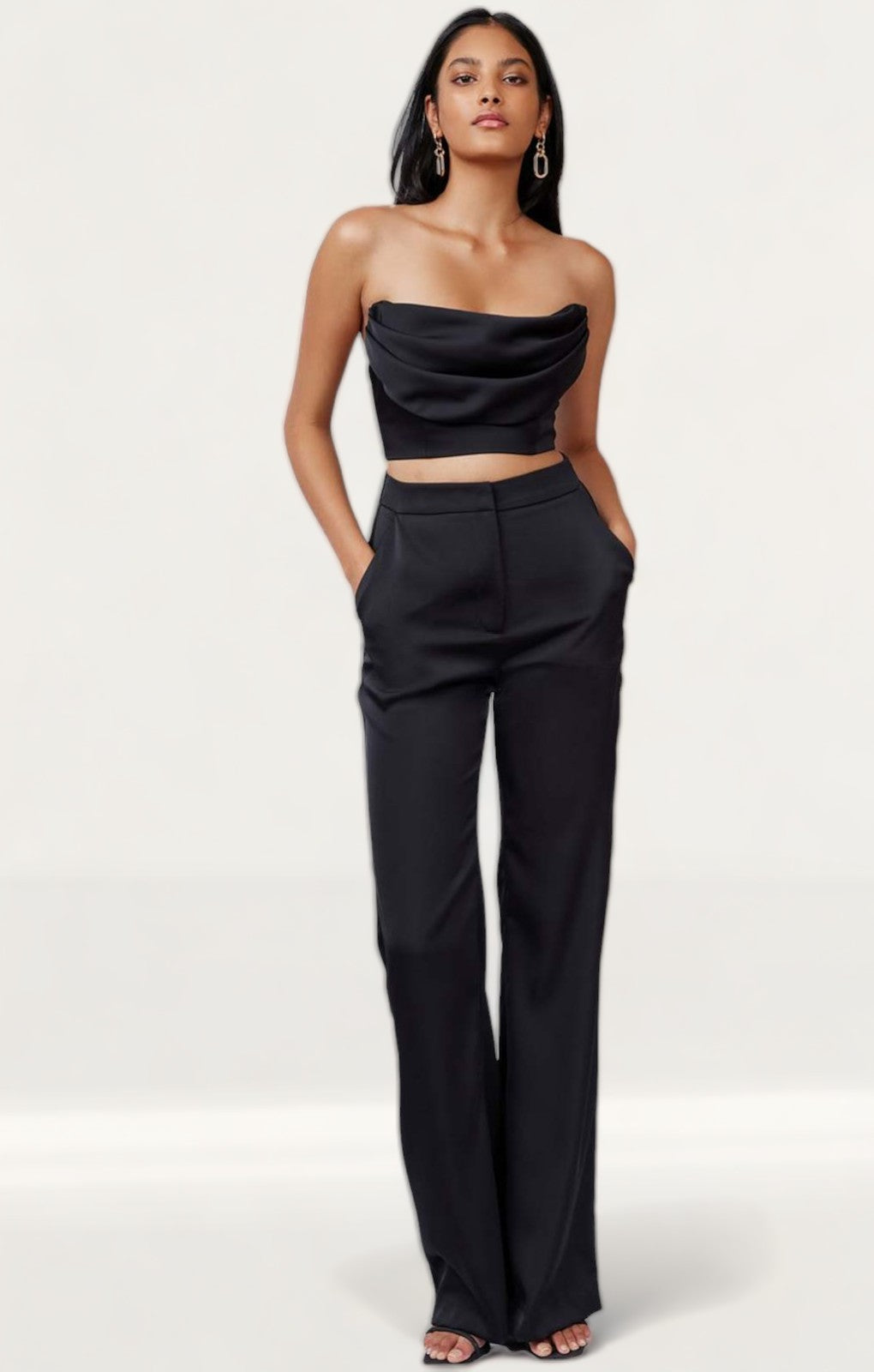 Lexi Black Jazmin Bodice + Black Kalina Pant Co-Ord