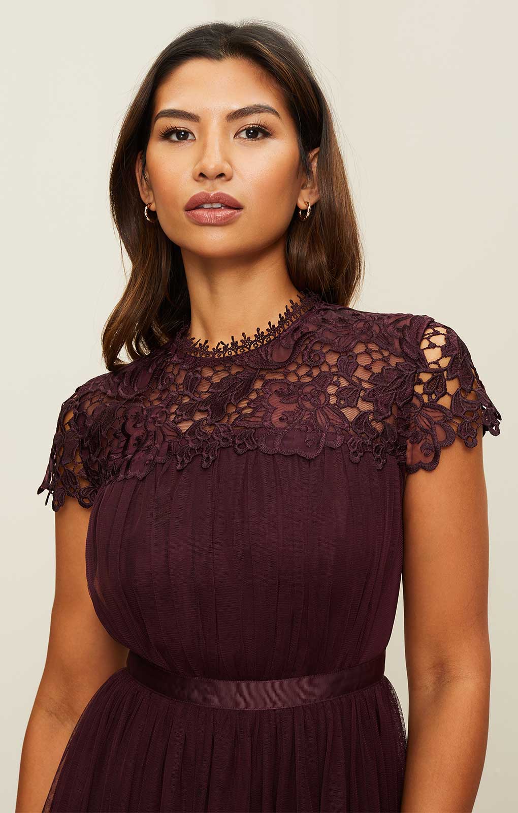 Lipsy burgundy 2024 maxi dress