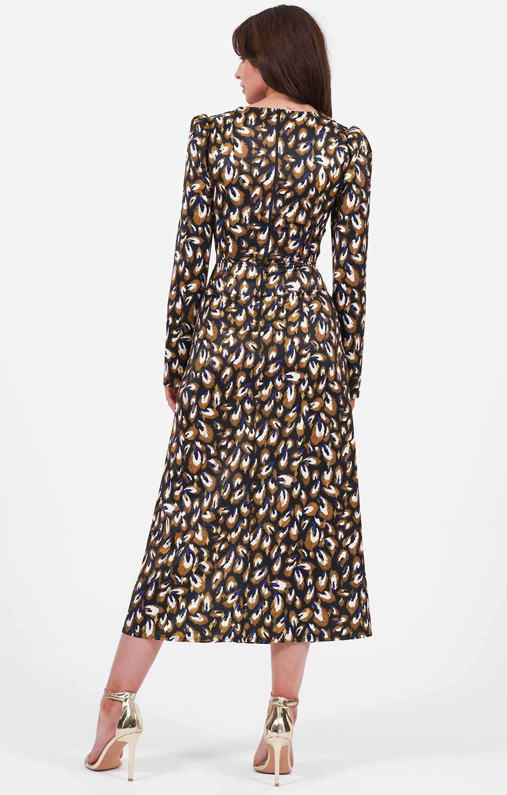 Little Mistress Multi Printed Midaxi Dress