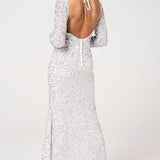 Little Mistress Sequin White Dress