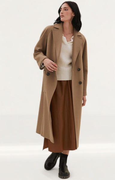 Rent M S Wool Double Breasted Coat Hirestreet