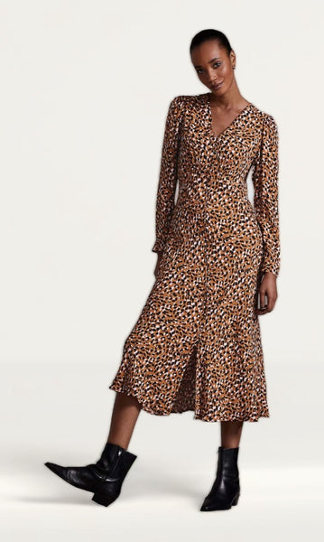 Ghost leopard dress hotsell