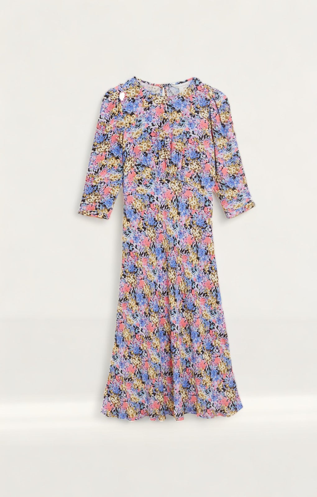 M&S X Ghost Floral Empire Line Midi Tea Dress