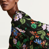 M&S X Ghost Floral Tiered Midi