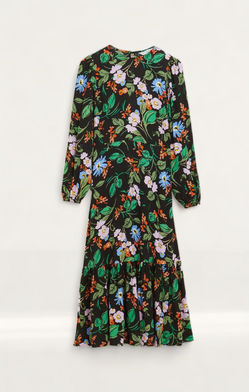 M&S X Ghost Floral Tiered Midi