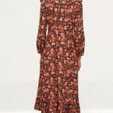 Nobody's Child Autumnal Floral Cecile Maxi Dress