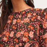 Nobody's Child Autumnal Floral Cecile Maxi Dress