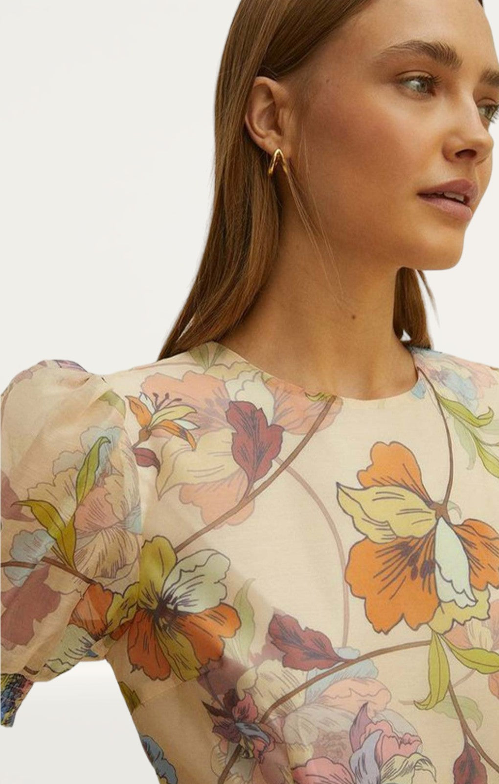 Oasis tiered floral skater hot sale dress